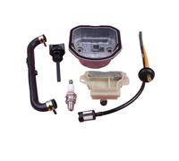 MFzKAw Coperchio della Testata del Cilindro for GX25 HHT25S Tappo del Filtro dell'olio Piastra della valvola di Uscita Passacavo del Tubo del Carburante Ricambio for Motore del Tosaerba