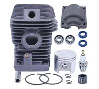 MFzKAw Kit Cilindro pistone 40mm for Motosega MS210 021 MS 210 1123 020 1216 con Cuscinetto a manovella paraolio Coppa Motore Cuscinetto a rulli