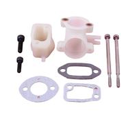 MFzKAw Kit collettore Gomito aspirazione for 61 268 carburatore silenziatore bullone Vite guarnizioni 503496901, 501806602, 503446501 Motosega