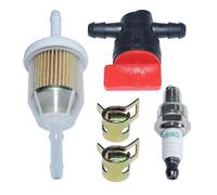 MFzKAw Kit di esclusione del Filtro for Motore CV11 CV12.5 CV13 CV14 CV15 CV16 con Morsetti e Candela.