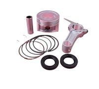 MFzKAw Kit di guarnizioni for Biella, Anello pistone e manovella da 68 mm for Motore Tosaerba a Benzina GX160 da 6,5 CV.