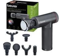 Beurer MG195 - Pistola massaggiatrice con funzione fredda e calda, massaggio percutivo professionale, sollievo muscolare e recupero sportivo, ricaricabile e portatile