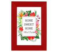 MG Design Cornice 13x18cm - colore Naturale, in legno, con vetro acrilico - da appendere in verticale o in orizzontale, senza sfondo, per foto, poster, puzzle