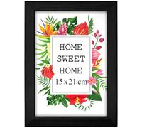 MG Design Cornice 45x60 cm - colore Blu, in legno, con vetro acrilico - da appendere in verticale o in orizzontale, senza sfondo, per foto, poster, puzzle