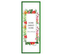 MG Design Cornice 50 x 140 cm - colore Verde, in legno, con vetro acrilico - da appendere in verticale o in orizzontale, senza sfondo, per foto, poster, puzzle