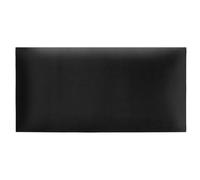 MG Design Pannelli decorativi per pareti 3D 30 x 60 cm imbottito Nero - per una facile installazione, in tessuto velour - testiera per camera da letto, decorazione del soggiorno