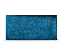 MG Design Pannello Decorativo Parete 30 x 60 cm imbottito blu - di facile montaggio, in tessuto di velluto lucido, con morbida imbottitura - testata per la decorazione di camera da letto, ufficio