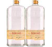 MG Gin, 700 ml, London Dry, Ideale per un Gin Tonic Premium, con Note di Ginepro ed Erbacee, Distillato in Alambicchi con Metodo London Dry, Prodotto in Spagna, Idea Regalo, 40% Vol. (Confezione da 2)