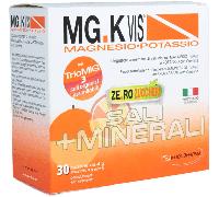 Mg-K Vis MG.K Vis Magnesio Potassio Arancia Zero Zuccheri Integratore Sali Minerali 30 Bustine