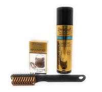 MG Lavorazione Artigianale Set pulizia camoscio Shampoo + impermeabilizzante spray + spazzola