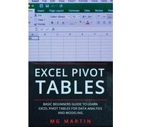 Mg Martin Excel Pivot Tables (Tascabile) Excel Pivot Tables