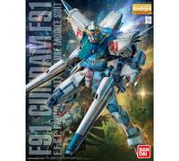 Bandai Model Kit MG Mobile Suit Gundam F91 Ver.2.0 Scala 1:100 Modello plastica codificata a colori