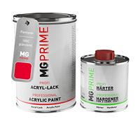 MG PRIME Pantone 185C Red lucido Vernice acrilica 1,5 litri / 1500 ml in barattolo incl. indurente