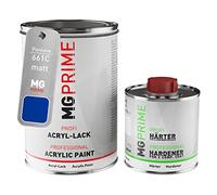 MG PRIME Pantone 661C Blue opaco Vernice acrilica 1,5 litri / 1500 ml in barattolo incl. indurente