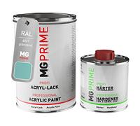 MG PRIME RAL 6027 Verde chiaro/Light green lucido Vernice acrilica 1,5 litri / 1500 ml in barattolo incl. indurente