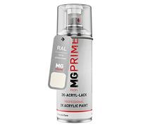 MG PRIME RAL 9010 Bianco puro/Pure white satinato Bomboletta a spruzzo con acrilico 2K 400 ml ad asciugatura rapida