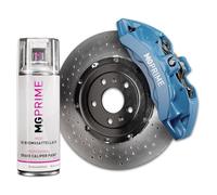 MG PRIME Vernice 2K per pinze freno Sky Blue Bomboletta spray 2 componenti vernice monostrato (simile a RAL 5017 Blu traffico)