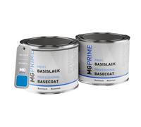 MG PRIME Vernice per auto Barattoli per Ford 4C4EWTA Blue My Mind Me. 1,0L | Blue My Mind Metallic, Kit vernice di fondo + base, pronto all'uso