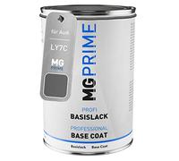 MG PRIME Vernice per auto Barattolo pronto all’uso per Audi LY7C / Y7C / T3 Nardograu/Nardo Grey Vernice di base 1,0 litri 1000ml