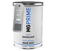 MG PRIME Vernice per auto Barattolo pronto all’uso per Mini 871 Dark Silver Metallic Vernice di base 1,0 litri 1000ml