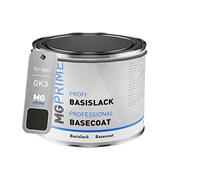 MG PRIME Vernice per auto Barattolo pronto all’uso per Opel GK3 / 10D Son Of A Gun Grey Metallic/Graffity Grey Metallic Vernice di base 0,5 litri 500ml