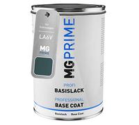 MG PRIME Vernice per auto Barattolo pronto all’uso per Volkswagen VW LA6V / A6V / W1 Lhasa Metallic/Lhasa Green Metallic Vernice di base 1,0 litri 1000ml