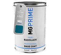 MG PRIME Vernice per auto Barattolo pronto all’uso per Volkswagen VW LG6C / G6C / J7 Atlanticblau Vernice di base 1,0 litri 1000ml