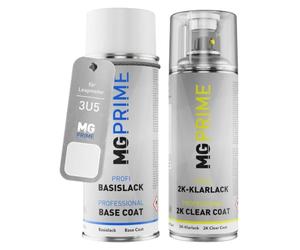 MG PRIME Vernice per auto Bomboletta per Leapmotor 3U5 Guang Bai Solid +2K | Kit vernice di base + trasparente 2K, bombolette spray 400ml