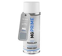 MG PRIME Vernice per auto Bomboletta spray per Audi LY7J / Y7J / C2 Avussilber Metallic/Avus Silver Pearl Effect Bomboletta a spruzzo di vernice di base da 400ml