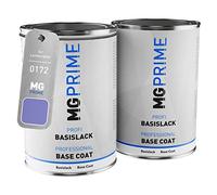 MG PRIME Vernice per auto Kit barattolo pronto all’uso per Lamborghini 0172 Viola Parsifae Pearl/Viola Pasifae Pearl Vernice di fondo + vernice di base 2,0 litri 2000ml
