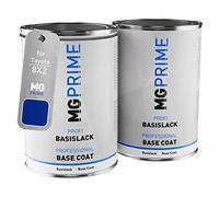 MG PRIME Vernice per auto Kit barattolo pronto all’uso per Toyota 8X2 Nebula Blue Metallic/Blue Eclipse Metallic Vernice di fondo + vernice di base 2,0 litri 2000ml