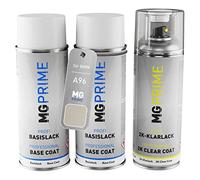 Vernice per auto Kit bombolette spray 2K per BMW A96 Mineralweiss Perleffekt