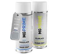 MG PRIME Vernice per auto Kit di bombolette a spruzzo per Honda NH700M-L Alabaster Silver Metallic Bomboletta spray da 400ml di vernice di base vernice trasparente