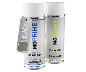 MG PRIME Vernice per auto Kit di bombolette a spruzzo per Toyota 6X1 Oxide Bronze Metallic/Bronze Oxide Metallic Bomboletta spray da 400ml di vernice di base vernice trasparente