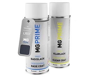 MG PRIME Vernice per auto Kit di bombolette a spruzzo per Volkswagen VW LR5T / R5T / 2W Acapulcoblau Metallic Bomboletta spray da 400ml di vernice di base vernice trasparente