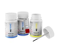 MG PRIME Vernice per auto Kit stilo di ritocco per Alfa Romeo 414/C Rosso Alfa Red/Rouge Alfa Vernice di fondo vernice di base vernice trasparente ognuno 50ml