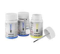 MG PRIME Vernice per auto Kit stilo di ritocco per Smart EAN / 9942 Ice White Metallic Vernice di fondo vernice di base vernice trasparente ognuno 50ml
