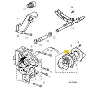 MG ROVER 200/25/800/600/MG ZR/ZS 2000cc POMPA ACQUA REFRIGERANTE OEM GWP2709