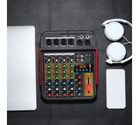 MG4 Mini Mixer Audio 48V Phantom Power Bluetooth 4 Canali Audio Compatto