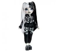 Rainbow High Shadow High Girl's Night - Heather Grayson - Bambola fashion nei toni del grigio da 28 cm, capelli e abiti in bianco e nero con accessori e pettine - Età 6+