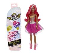 Dream Ella Change Doll-Pink Barbie MGA's Fate cambiano Colore-Giocattolo da Collezione-Bambola da 29 cm con 7 sorprese-Include Parrucca, Gonna, Stivali e Altro-età: 3+ Anni-Yasmin, Rosa, 578024C3