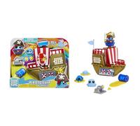MGA Entertainment DohKins Pirate Ship Playset & Pirate - L'Impasto non si Asciuga Mai, senza Glutine, per Collezionisti e Bambini - Età 3 anni+