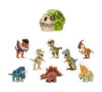 Grossmos - Giant Dinosaur Tete - Scopri i tuoi mini dinosauri nella melma - 4 modelli una collezione - casuale