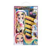 Rainbow High Bambola Hair Chalk & Style - Amaya - Bambola Arcobaleno da 28 cm, Gesso per Capelli Lavabile, Colora, Acconcia, Gioca, Risciacqua e Ripeti, età 4-12+