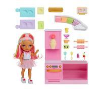 Rainbow High set con la sorellina - pasticceria