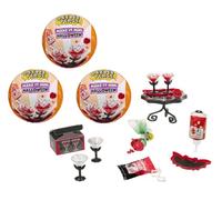 MGA’s Miniverse Make It Mini Halloween Confezione da 3 fai da te | Torta nuziale della sposa, tre palline creative, gioco in resina, quattro tavolini espositivi, non commestibile, età 8+