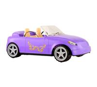MGA's Dream Ella Auto Giocattolo per bambini - Adatto a due bambole alla moda da 29 cm - Include cinture di sicurezza, specchietti e ruote mobili - Età: 3+ anni - Viola