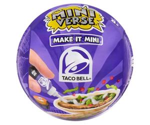 MGA's Miniverse Make It Mini Licensed TACOBELL Basic Fun 8-11 Anni MPN 598046