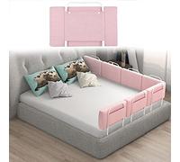 Mgchowue Spondina per Letto per Bambini, 50 Cm Rose Letto con Protezione Anticaduta, Regolabile In Altezza Su 5 Livelli, per Letti per Bambini, Letti Dei Genitori, Materassi Letti In Legno Massello