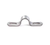 MgcTolBox U-Fascette Stringitubo Acciaio Inox Ø 10 mm, Morsetti Per Tubi - 10 Pezzi Per Confezione